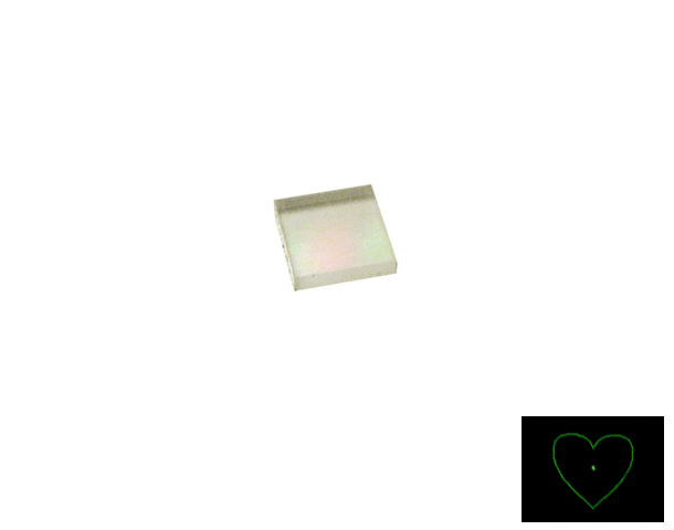 
  
Diffraction Lens Acrylic Heart Pattern

